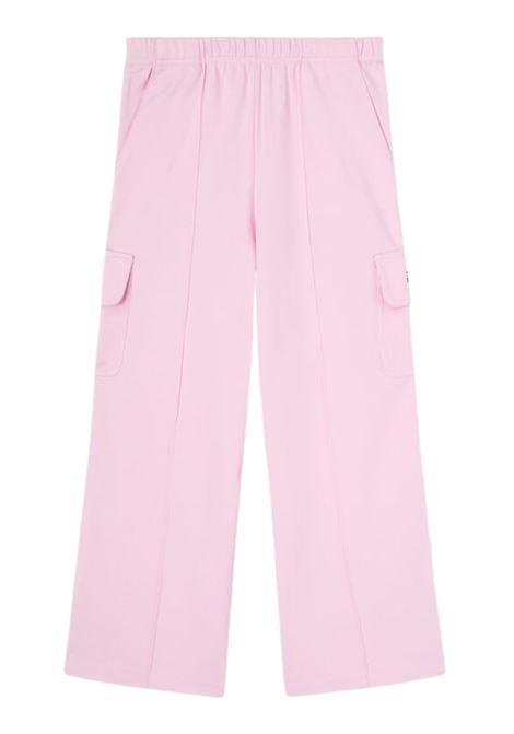 Pantalone bambina rosa in viscosa PALM ANGELS | PGCJ011S25FLE/DELROSA